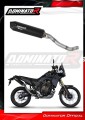 exhaust muffler DOMINATOR MX2 BLACK fits the motorcycle Yamaha Tenere 700 2021   2024 2