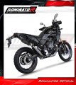DOMINATOR MX2 FEKETE kipufogó hangtompító, amely illeszkedik a Yamaha Tenere 700 2021 - 2024 motorkerékpárhoz 4