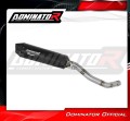 exhaust muffler DOMINATOR MX2 BLACK fits the motorcycle Yamaha Tenere 700 2019   2020 3