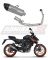 DOMINATOR komplett kipufogórendszer HP8 Titán dobbal, KTM 125 Duke 2024 motorkerékpárhoz