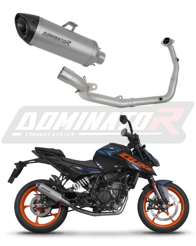 DOMINATOR komplett kipufogórendszer HP8 Titán dobbal, KTM 125 Duke 2024 motorkerékpárhoz