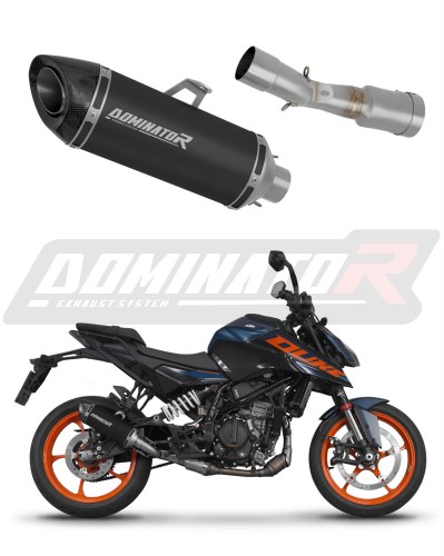 DOMINATOR HP8 FEKETE kipufogó dob KTM 125 Duke 2024 motorkerékpárhoz