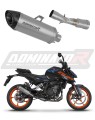 exhaust muffler DOMINATOR titanium HP8 fits the motorcycle KTM 125 Duke 2024