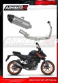 complete exhaust system with muffler DOMINATOR Full System titanium HP8 fits the motorcycle KTM 125 Duke 2024  2