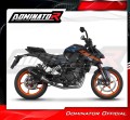 complete exhaust system with muffler DOMINATOR Full System HP8 BLACK fits the motorcycle KTM 125 Duke 2024  5