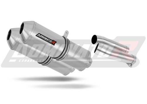 exhaust muffler DOMINATOR OVR fits the motorcycle Aprilia Tuono 1000 R 2006   2010