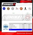 exhaust muffler DOMINATOR OVR fits the motorcycle Aprilia Tuono 1000 R 2006   2010 3