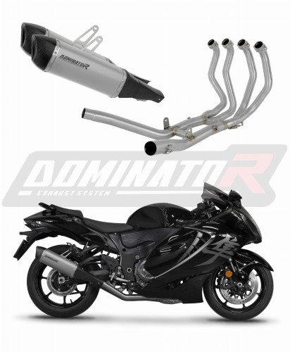 komplett kipufogórendszer DOMINATOR HP6 Titán hangtompítóval, amely a Suzuki GSX 1300 R Hayabusa 2021 - 2024 motorkerékpárhoz illeszkedik 6