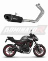 complete exhaust system with muffler DOMINATOR Full System HP8 BLACK fits the motorcycle Kawasaki Ninja 650 2023   2026