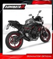 DOMINATOR Full System HP8 FEKETE komplett kipufogórendszer Kawasaki Ninja 650 2023 - 2026 motorkerékpárhoz 4