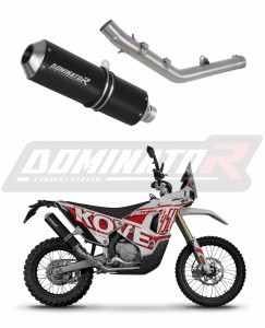 Kove 450 RALLY 2023 - 2025 kipufogó dob MX BLACK + dB killer