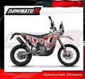 exhaust muffler DOMINATOR MX BLACK fits the motorcycle Kove 450 RALLY 2023   2025 4