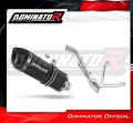 exhaust muffler DOMINATOR HP1 BLACK fits the motorcycle Suzuki DL 650 V Strom 2007   2011 2