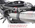 DOMINATOR HP1 FEKETE kipufogó dob Aprilia SL 750 Shiver 2007 - 2016 motorkerékpárhoz 5