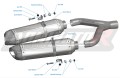 DOMINATOR HP1 FEKETE kipufogó dob, amely illik az Aprilia SMV DORSODURO 750 2008 - 2016 motorkerékpárhoz 2