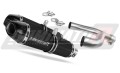 DOMINATOR HP1 FEKETE kipufogó dob, amely illik az Aprilia SMV DORSODURO 750 2008 - 2016 motorkerékpárhoz 5
