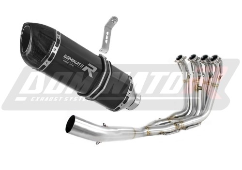complete exhaust system with muffler DOMINATOR Full System HP1 BLACK fits the motorcycle BMW S1000RR 2012   2014