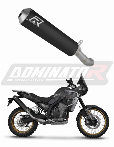 exhaust muffler DOMINATOR MX BLACK fits the motorcycle Kove 800 X Pro Adventure 2023   2026