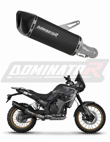 wydech tłumik DOMINATOR HP6 CZARNY pasujący do motocykla Kove 800 X Pro Adventure 2023 - 2026