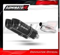 DOMINATOR HP1 FEKETE kipufogó dob a Ducati MONSTER 900 1993 - 2004 motorkerékpárhoz 2