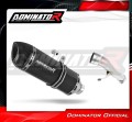 exhaust muffler DOMINATOR HP1 BLACK fits the motorcycle Honda CB 500 1993   2003 2