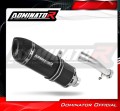 exhaust muffler DOMINATOR HP1 BLACK fits the motorcycle Honda CB 500 F 2013   2015 2