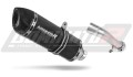 exhaust muffler DOMINATOR HP1 BLACK fits the motorcycle Honda CB 500 X 2013   2016