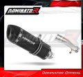 exhaust muffler DOMINATOR HP1 BLACK fits the motorcycle Honda CBR 500 R 2013   2015 2