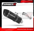 exhaust muffler DOMINATOR HP1 BLACK fits the motorcycle Honda CBR 500 R 2016   2023 2
