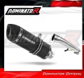 exhaust muffler DOMINATOR HP1 BLACK fits the motorcycle Honda CBF 600 2008   2013 2