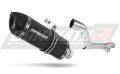 exhaust muffler DOMINATOR HP1 BLACK fits the motorcycle Honda NT 650 V DEAUVILLE RC47 1998   2005