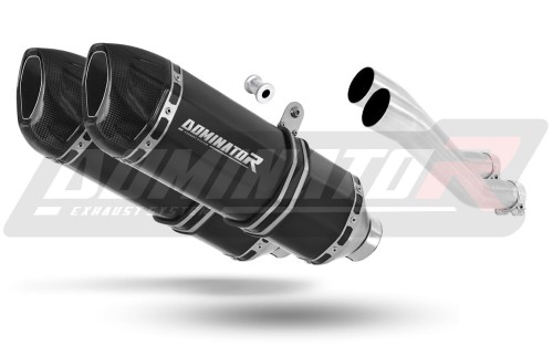 exhaust muffler DOMINATOR HP1 BLACK fits the motorcycle Honda CB 750 SEVEN FIFTY 1992   2003