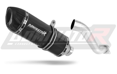 DOMINATOR HP1 FEKETE kipufogó dob Honda VFR 750 1993 - 1997 motorkerékpárhoz 2