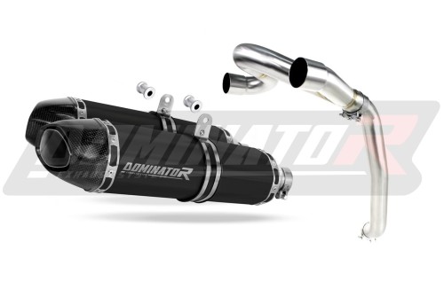 DOMINATOR HP1 FEKETE kipufogó dob a Honda VFR 800 V TEC 2002 - 2013 motorkerékpárhoz