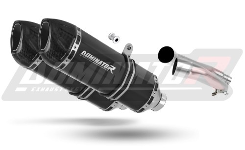 DOMINATOR HP1 FEKETE kipufogó dob Honda CBF 1000 2006 - 2009 motorkerékpárhoz