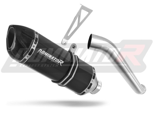 exhaust muffler DOMINATOR HP1 BLACK fits the motorcycle Honda CBR 1000RR 2017   2019