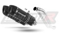 DOMINATOR HP1 FEKETE kipufogódob a Honda XL 1000 V VARADERO 1999 - 2016 motorkerékpárhoz 2