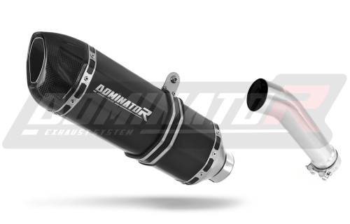 DOMINATOR HP1 FEKETE kipufogó dob Kawasaki ER 5 500 1996 - 2006 motorkerékpárhoz