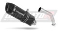 DOMINATOR HP1 FEKETE kipufogó dob Kawasaki KLE 500 1991 2007 motorkerékpárhoz