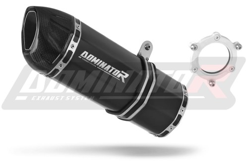 exhaust muffler DOMINATOR HP1 BLACK fits the motorcycle Kawasaki ZX6R 1995   1997
