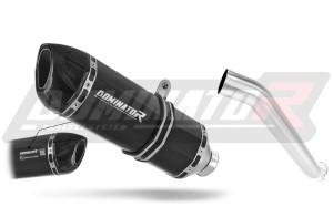 Kawasaki ZX6R 636 2003 - 2004 Homológ kipufogó dob HP1 BLACK