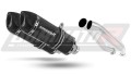 DOMINATOR HP1 FEKETE kipufogó dob a Kawasaki Z1000 2003 - 2006 motorkerékpárhoz