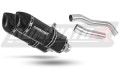 DOMINATOR HP1 FEKETE kipufogó dob Kawasaki Z1000 2007 - 2009 motorkerékpárhoz