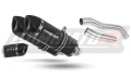 exhaust muffler DOMINATOR homologated road legal HP1 BLACK fits the motorcycle Kawasaki Z1000 2007   2009