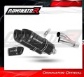 exhaust muffler DOMINATOR homologated road legal HP1 BLACK fits the motorcycle Kawasaki Z1000 SX 2017   2020 2