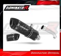 exhaust muffler DOMINATOR homologated road legal HP1 BLACK fits the motorcycle Kawasaki ZX10R 2004   2005 2