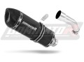 DOMINATOR HP1 FEKETE kipufogó dob Kawasaki ZX10R 2008 - 2010 motorkerékpárhoz