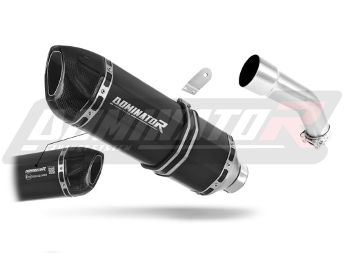 DOMINATOR Homologált HP1 FEKETE kipufogó dob a következő motorkerékpárhoz: Kawasaki ZX10R 2008 - 2010