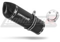 exhaust muffler DOMINATOR HP1 BLACK fits the motorcycle Kawasaki ZX12R 2000   2005