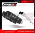 exhaust muffler DOMINATOR HP1 BLACK fits the motorcycle Kawasaki ZZR 1400 2006   2011 2